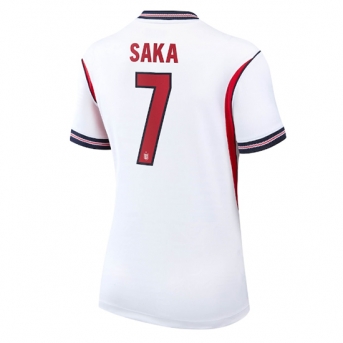 Billige Fotballdrakt England Bukayo Saka #7 Replika Hjemmedrakt Dame VM 2026 Kortermet